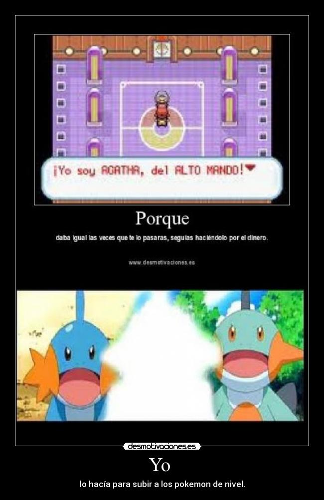 carteles eso pokemon nivel 100 desmotivaciones