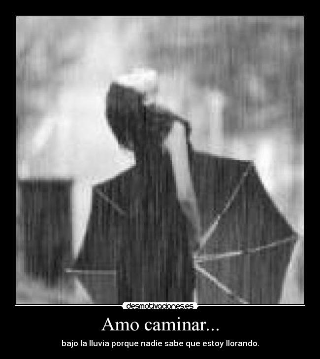 Amo caminar... -