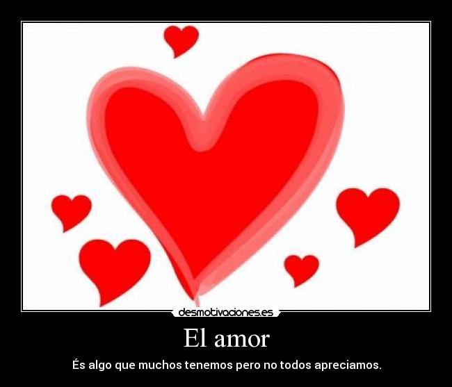 El amor -