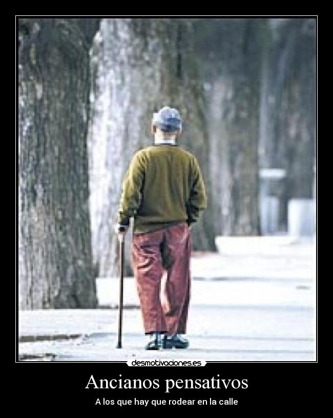 Ancianos pensativos -