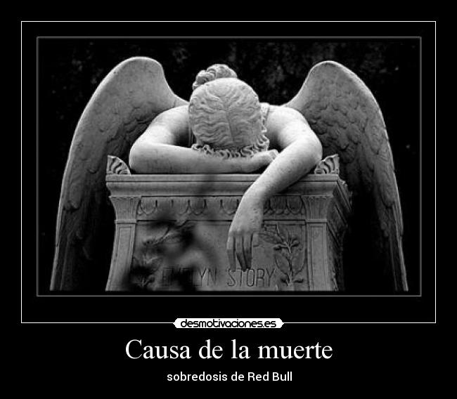 Causa de la muerte - sobredosis de Red Bull