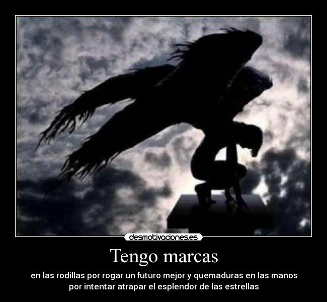 Tengo marcas -