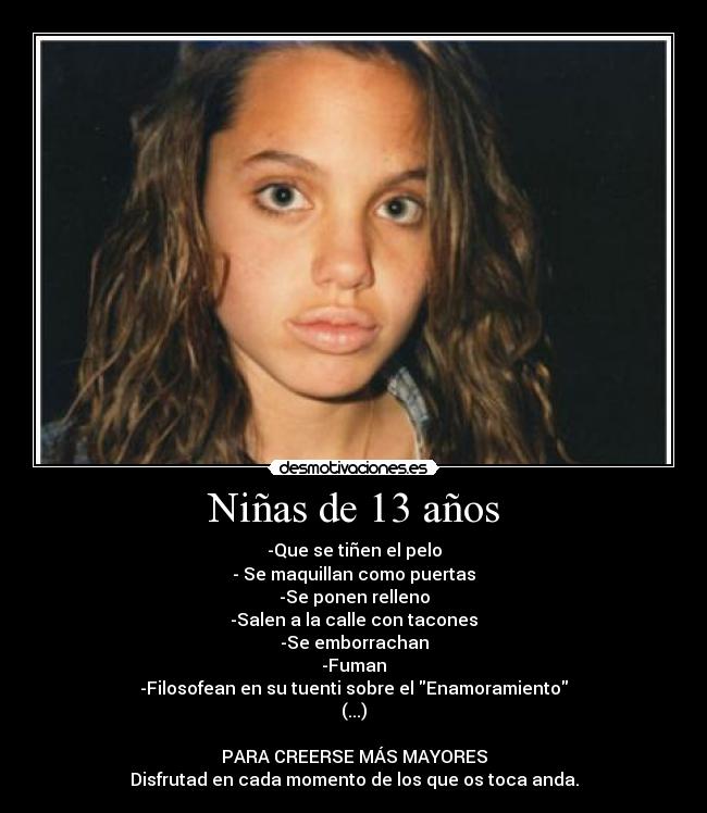 Niñas de 13 años -