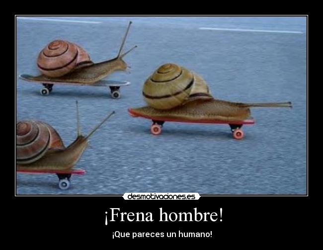 ¡Frena hombre! - 