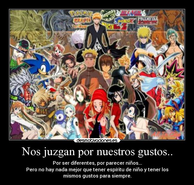Nos juzgan por nuestros gustos.. - 