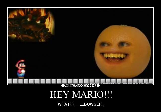 HEY MARIO!!! - WHAT?!?!.........BOWSER!!