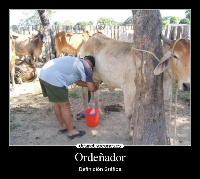 Ordeñador - Definición Gráfica