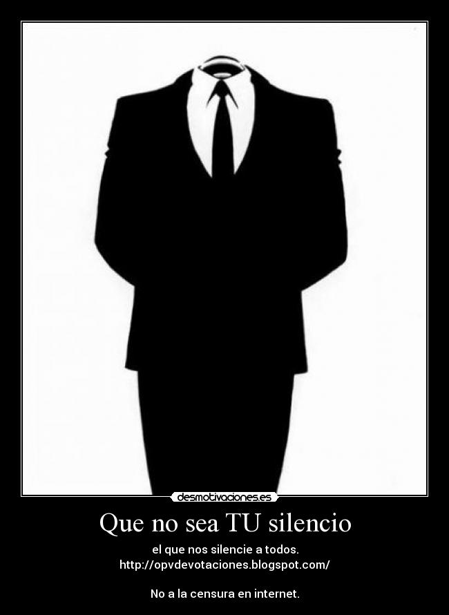 Que no sea TU silencio -