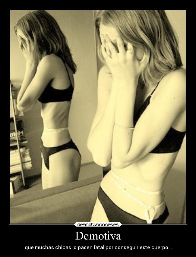 carteles anorexia desmotivaciones