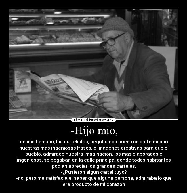 -Hijo mio, - 