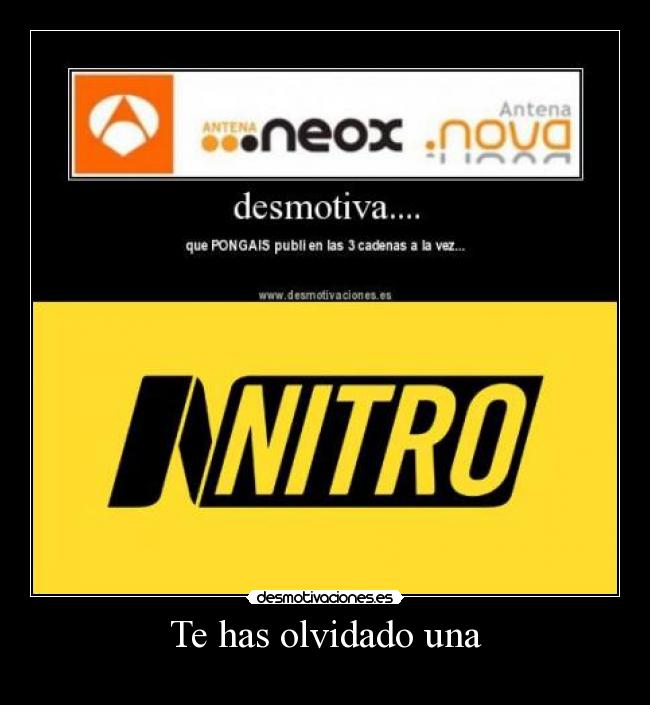 Te has olvidado una - 