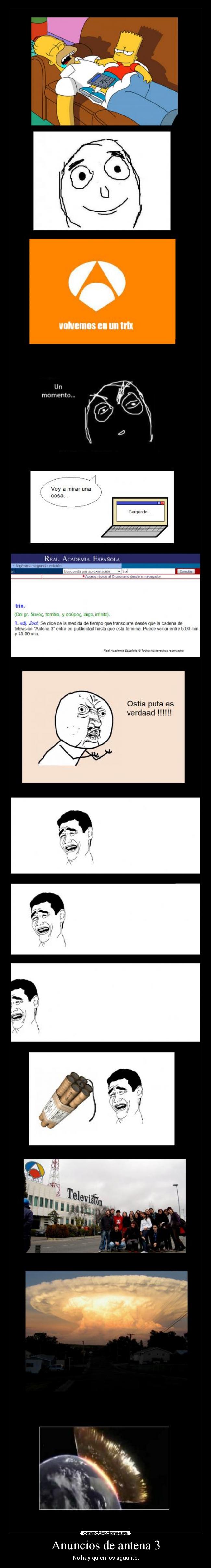 Anuncios de antena 3 - No hay quien los aguante.