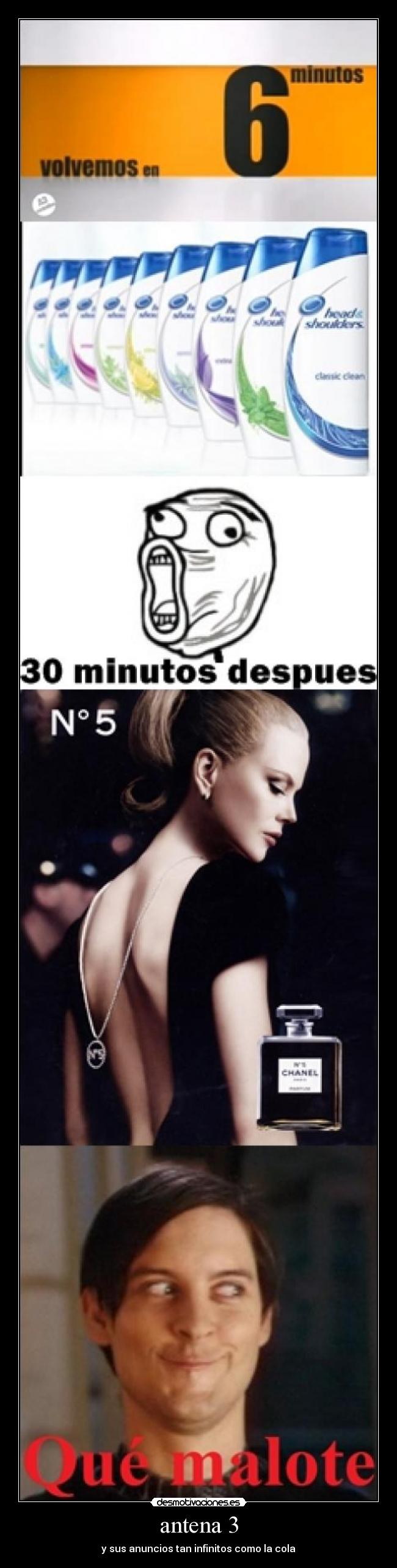 antena 3 - y sus anuncios tan infinitos como la cola