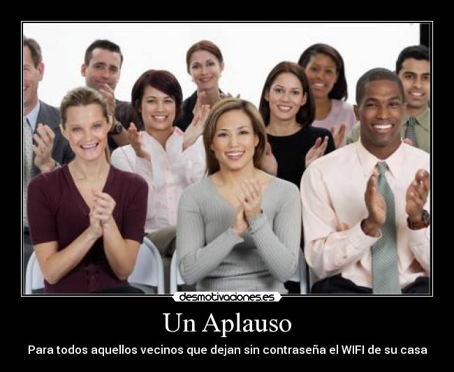 carteles wifi aplauso desmotivaciones