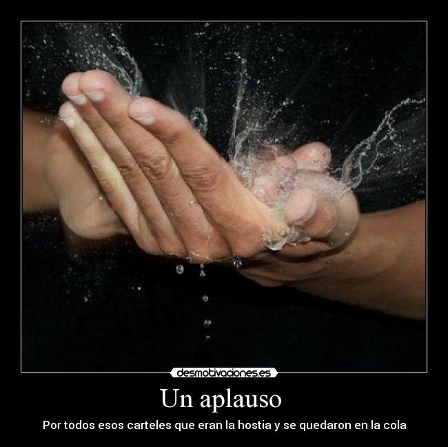 Un aplauso  - 