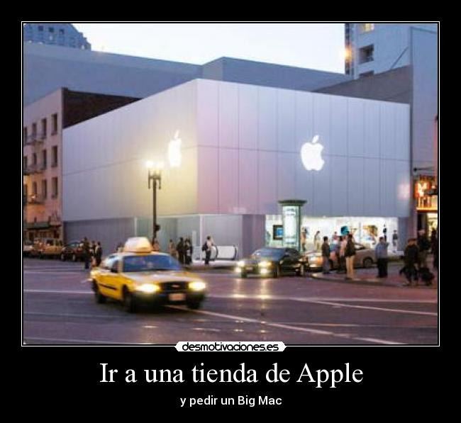 Ir a una tienda de Apple - 