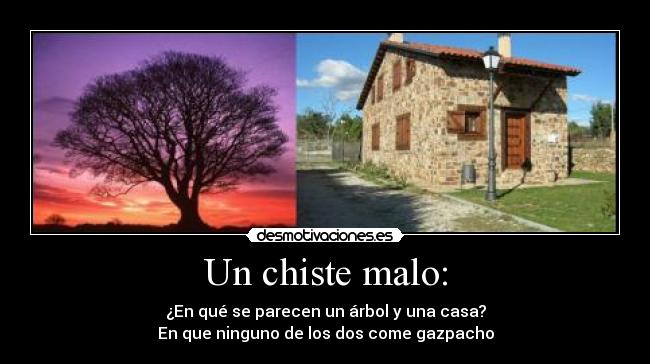 Un chiste malo: -