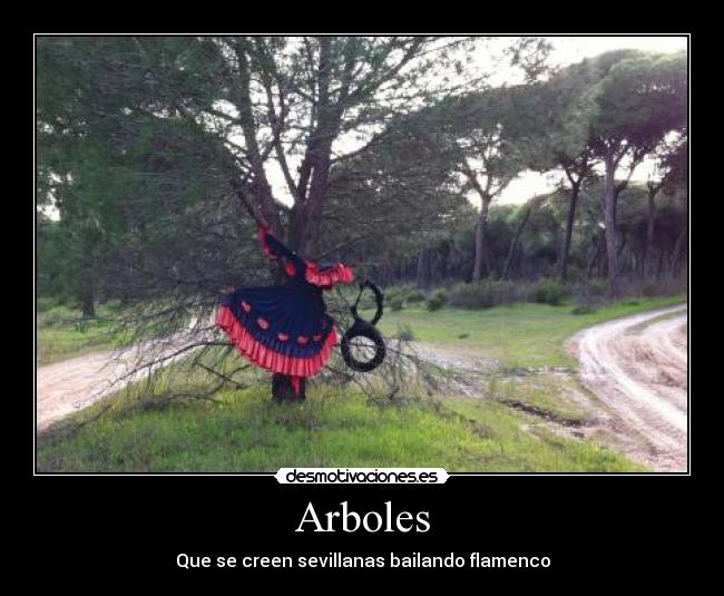 Arboles - Que se creen sevillanas bailando flamenco