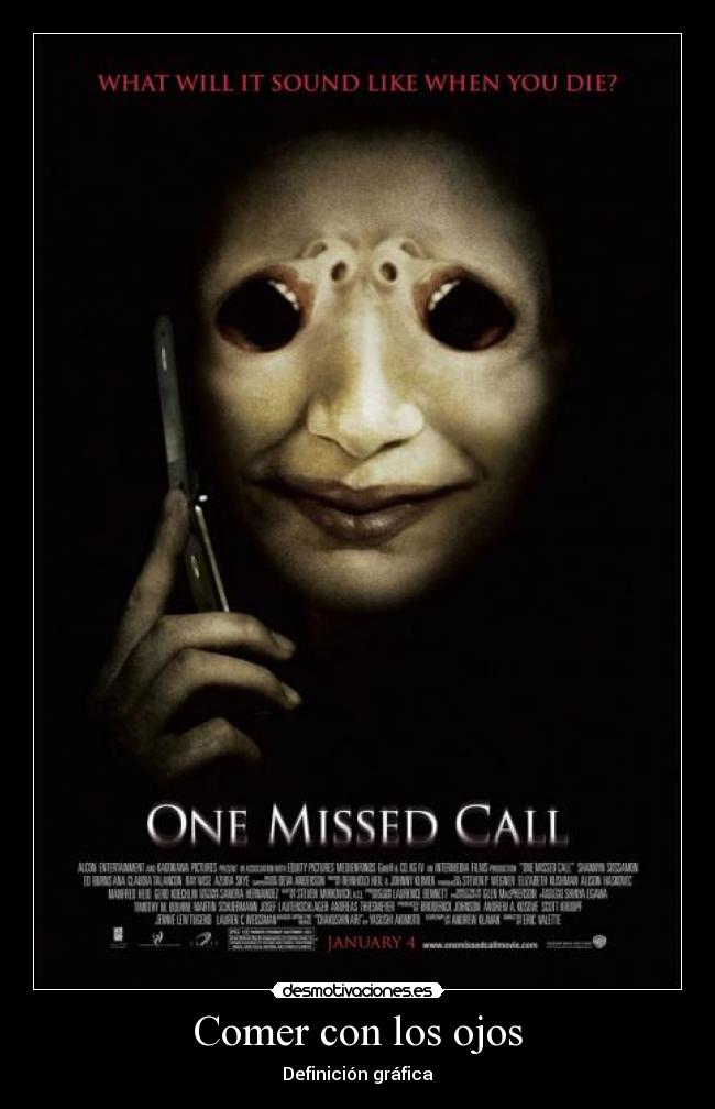 Comer con los ojos - Definición gráfica