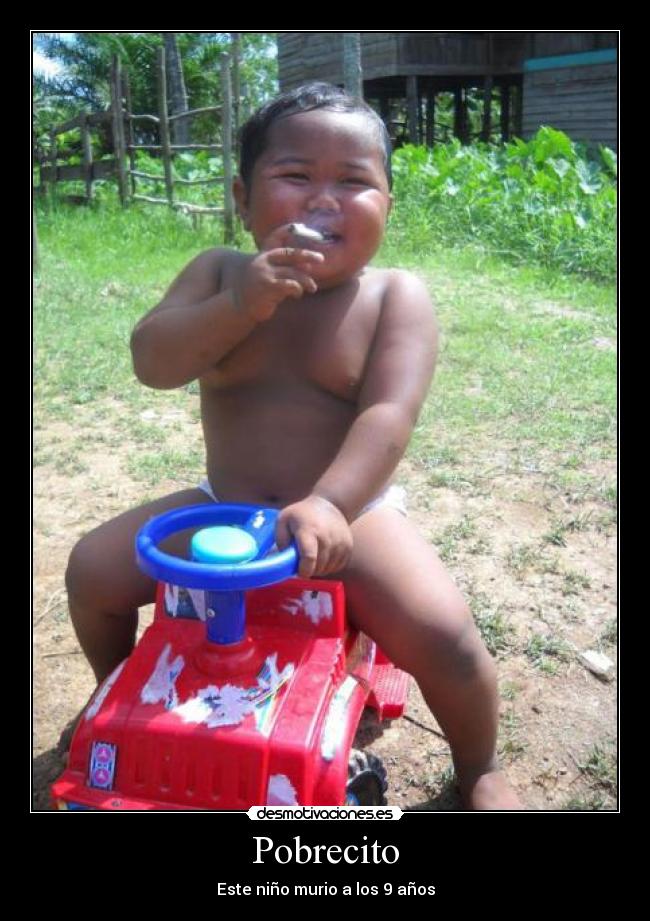 Pobrecito - Este niño murio a los 9 años
