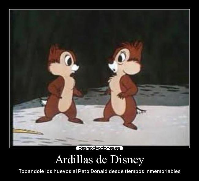 Ardillas de Disney -