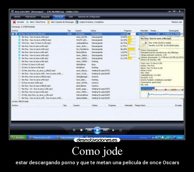Como jode - estar descargando porno y que te metan una película de once Oscars