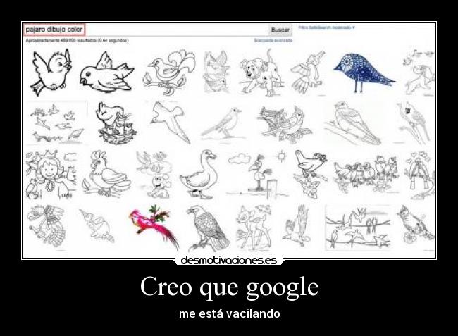 Creo que google - me está vacilando