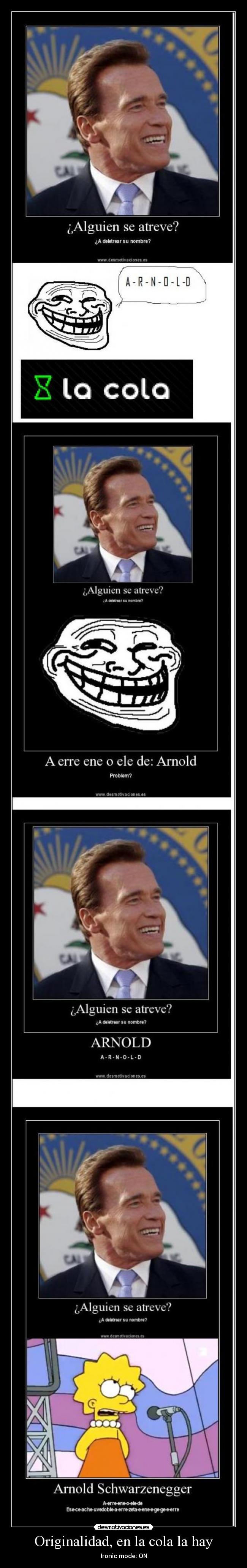 Originalidad, en la cola la hay - Ironic mode: ON