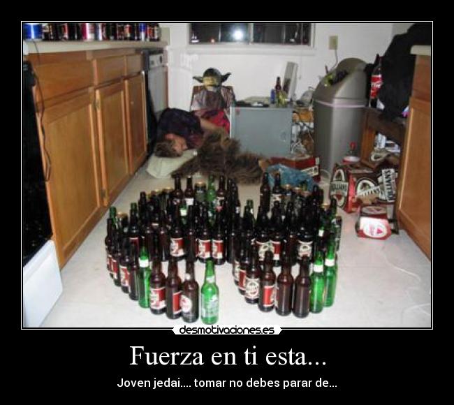 Fuerza en ti esta... - Joven jedai.... tomar no debes parar de...