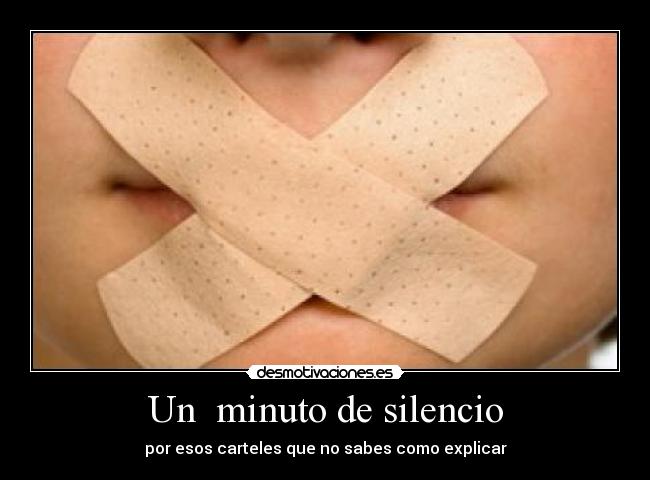 Un  minuto de silencio - 