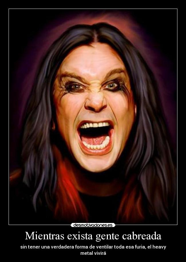 carteles ozzy metal desmotivaciones