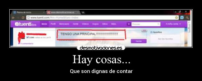 Hay cosas... -