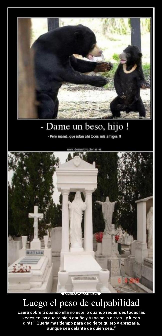 Luego el peso de culpabilidad - 