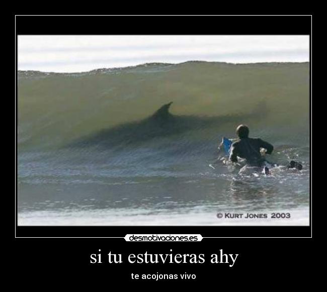 si tu estuvieras ahy - te acojonas vivo