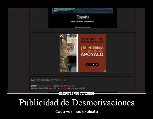 Publicidad de Desmotivaciones -