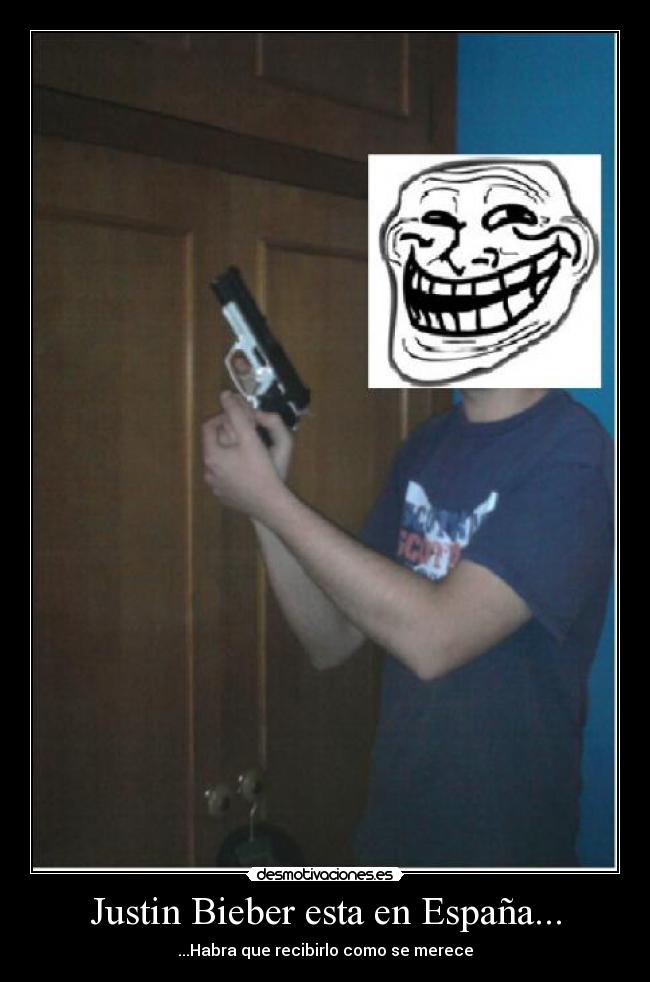 Justin Bieber esta en España... - 