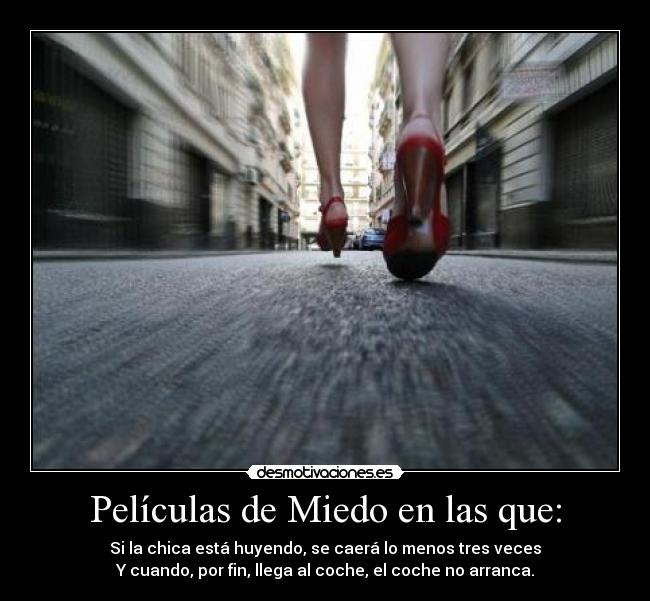 Películas de Miedo en las que: -