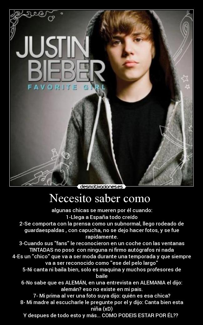 Necesito saber como  - 