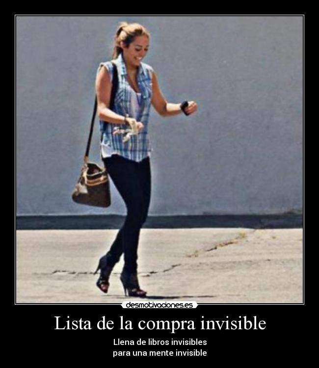 Lista de la compra invisible - 