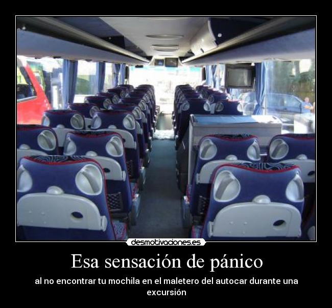 Esa sensación de pánico - 
