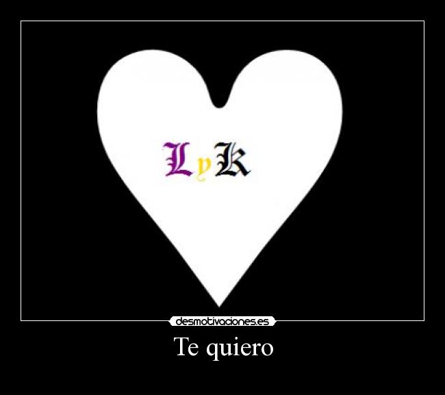 Te quiero -