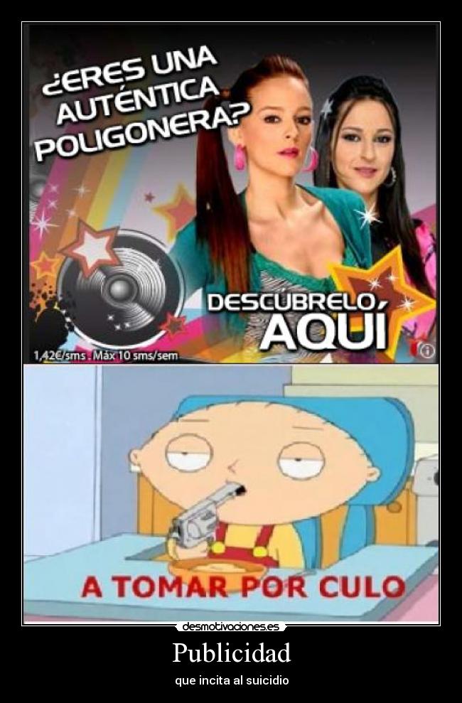 carteles chonis publicidad poligoneras sucidio asco desmotivaciones