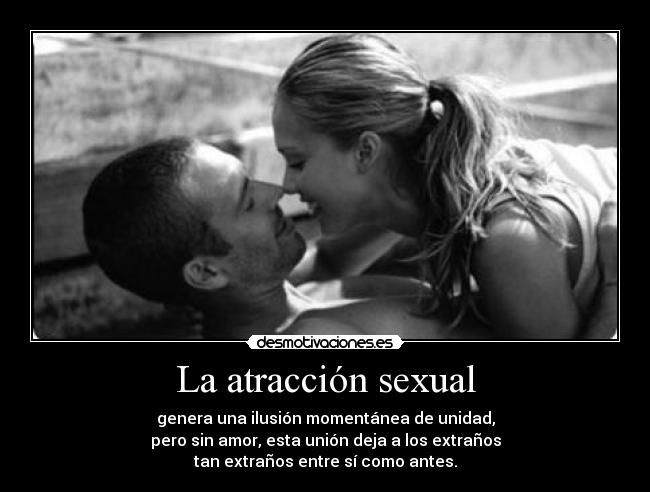 La atracción sexual -