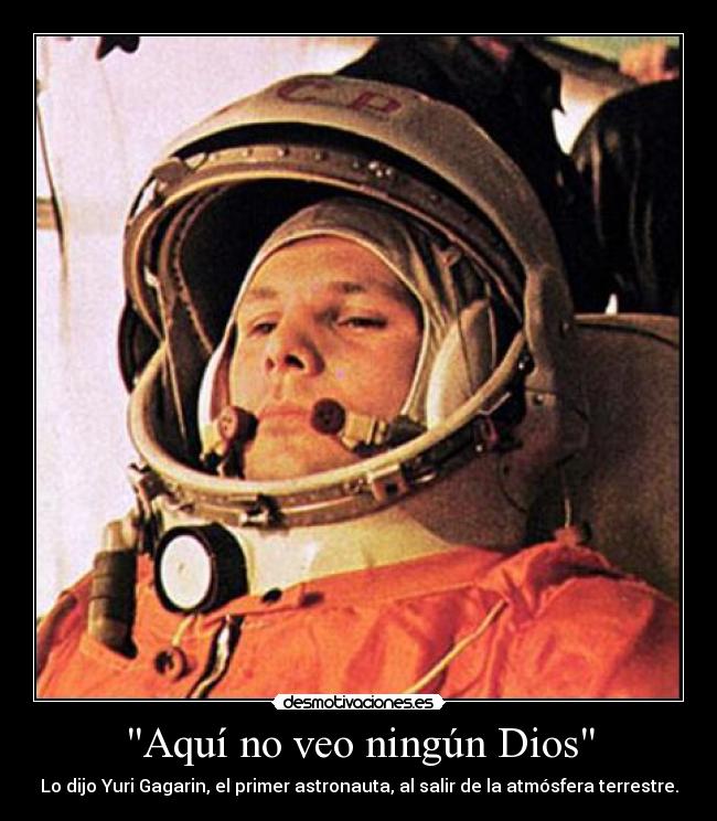 Aquí no veo ningún Dios -