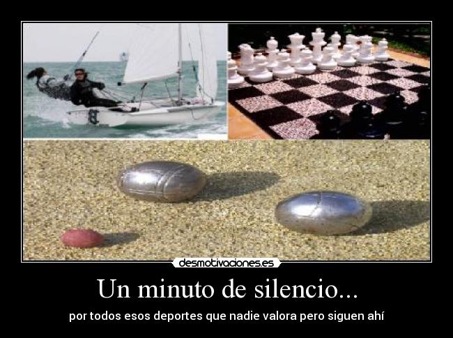 Un minuto de silencio... - 