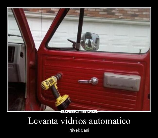 Levanta vidrios automatico - Nivel: Cani