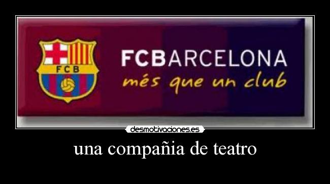 una compañia de teatro - 