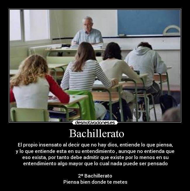  Bachillerato - 
