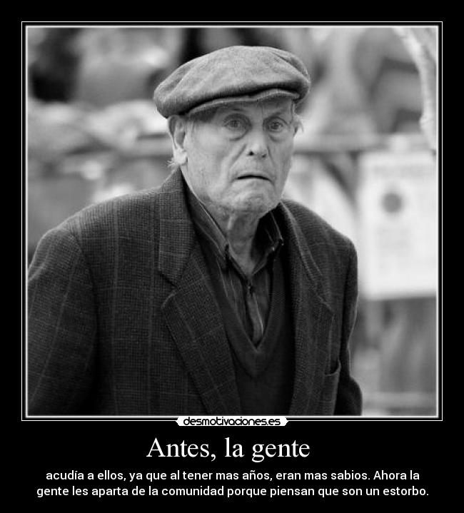 Antes, la gente  - 