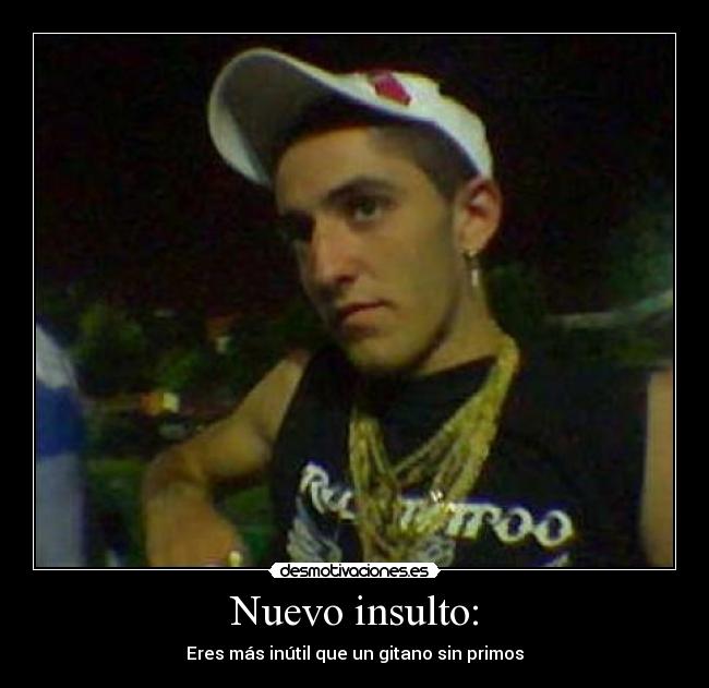 Nuevo insulto: -